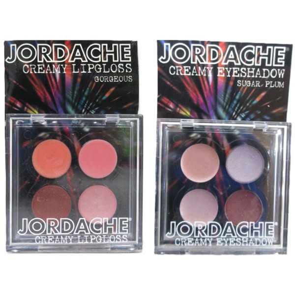 Palettes de fards à paupières & gloss crémeux Jordache