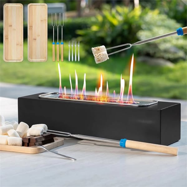 Tabletop Fire Pit - Kit Smores complet