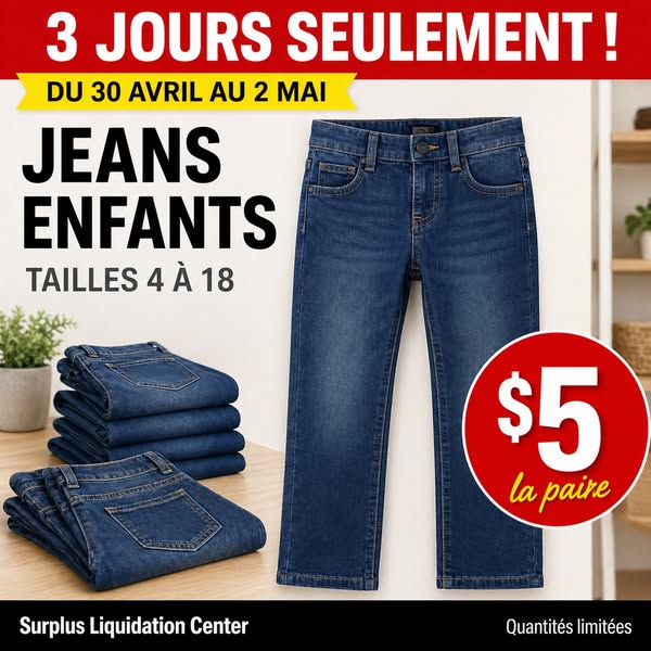 Grande vente anniversaire - plusieurs articles à bas prix